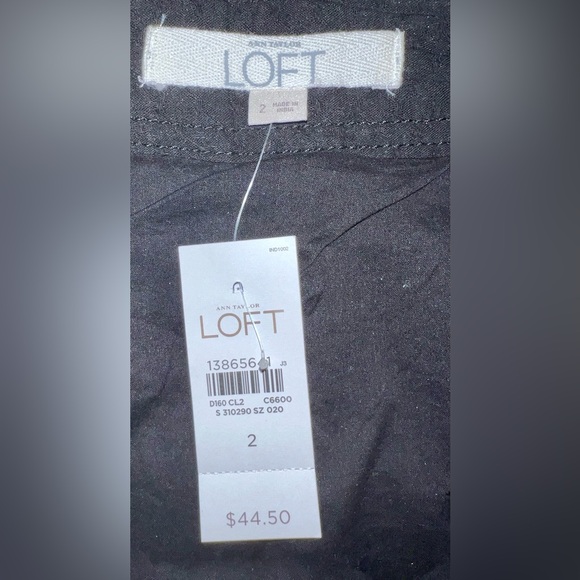 NWT LOFT Black Summer Skirt ✨☀️😎👗 - Picture 2 of 5